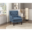 Lexicon Quent Textured Accent Chair in Blue