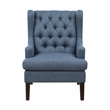 Lexicon Quent Textured Accent Chair in Blue
