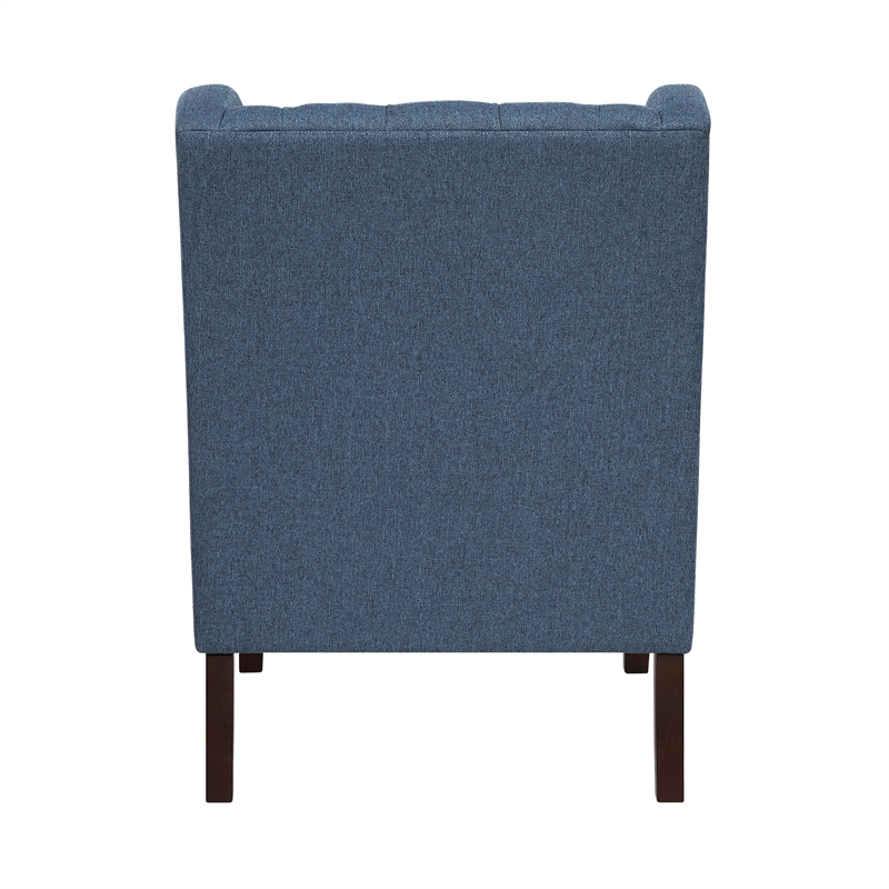 Lexicon Quent Textured Accent Chair in Blue