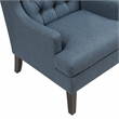 Lexicon Quent Textured Accent Chair in Blue