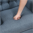 Lexicon Quent Textured Accent Chair in Blue