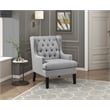 Lexicon Quent Textured Accent Chair in Gray