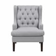 Lexicon Quent Textured Accent Chair in Gray