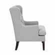 Lexicon Quent Textured Accent Chair in Gray