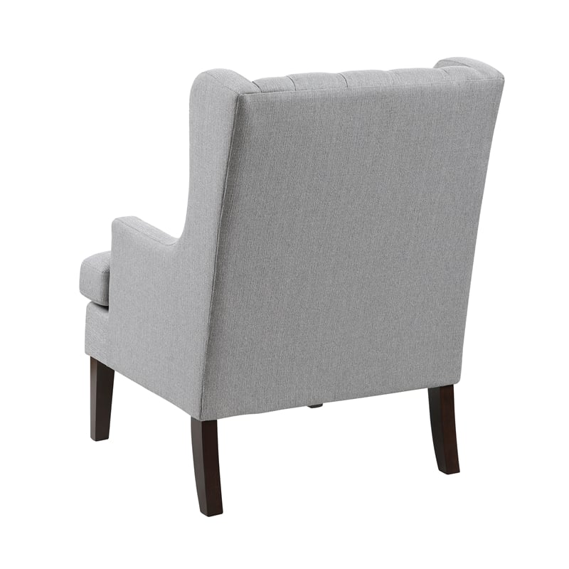 Lexicon Quent Textured Accent Chair in Gray