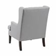 Lexicon Quent Textured Accent Chair in Gray