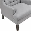 Lexicon Quent Textured Accent Chair in Gray