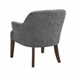 Lexicon Rebecca Textured Fabric Accent Chair in Charcoal