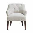Lexicon Rebecca Textured Fabric Accent Chair in Oyster