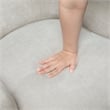 Lexicon Rebecca Textured Fabric Accent Chair in Oyster
