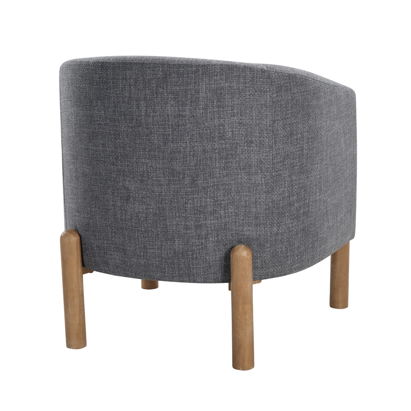 Lexicon Borger Textured Accent Chair in Gray
