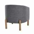 Lexicon Borger Textured Accent Chair in Gray