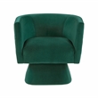 Lexicon Candace Velvet Swivel Chair in Green