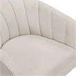 Lexicon Eve Boucle Swivel Chair in Beige