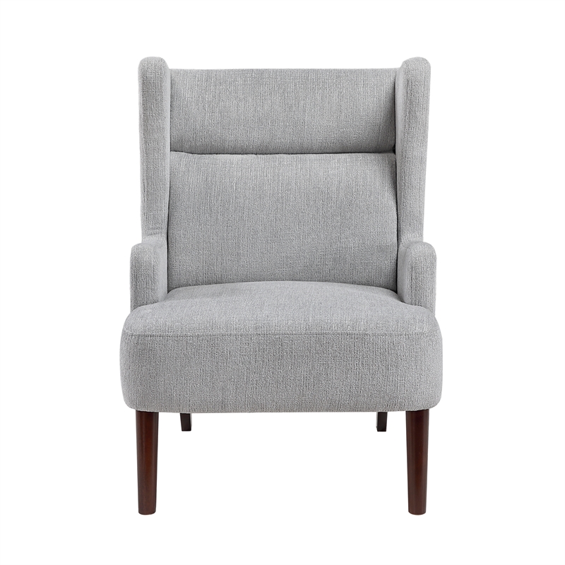 Lexicon Alden Chenille Accent Chair in Gray