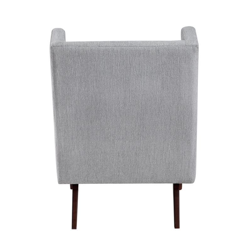 Lexicon Alden Chenille Accent Chair in Gray