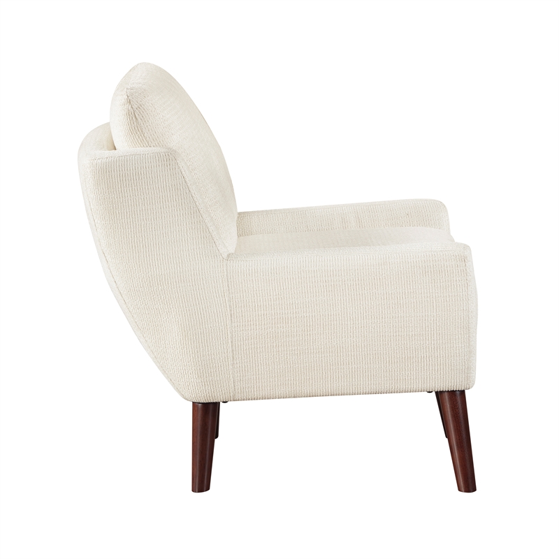 Lexicon Ellie Chenille Accent Chair in Beige
