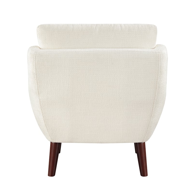 Lexicon Ellie Chenille Accent Chair in Beige