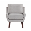 Lexicon Ellie Chenille Accent Chair in Gray