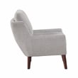 Lexicon Ellie Chenille Accent Chair in Gray