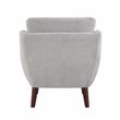 Lexicon Ellie Chenille Accent Chair in Gray