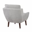Lexicon Ellie Chenille Accent Chair in Gray