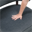Lexicon Wilson Velvet Accent Chair in Dark Gray