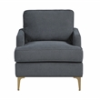 Lexicon Colette Chenille Accent Chair in Dark Gray