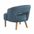 Lexicon Dorset Velvet Accent Chair in Blue