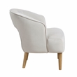 Lexicon Dorset Velvet Accent Chair in Gray