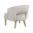 Lexicon Dorset Velvet Accent Chair in Gray