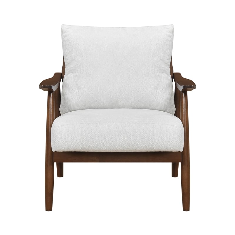 Lexicon Barton Textured Fabric Accent Chair in Beige