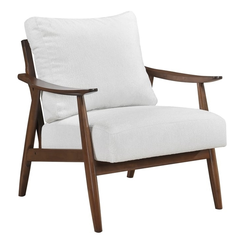 Lexicon Barton Textured Fabric Accent Chair in Beige