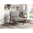 Lexicon Barton Textured Accent Chair in Gray
