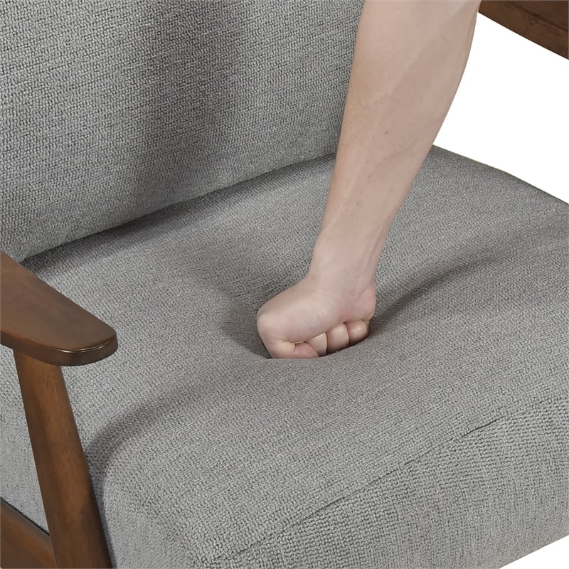 Lexicon Barton Textured Accent Chair in Gray