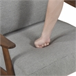 Lexicon Barton Textured Accent Chair in Gray