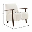 Lexicon Ezra Corduroy Accent Chair in Beige