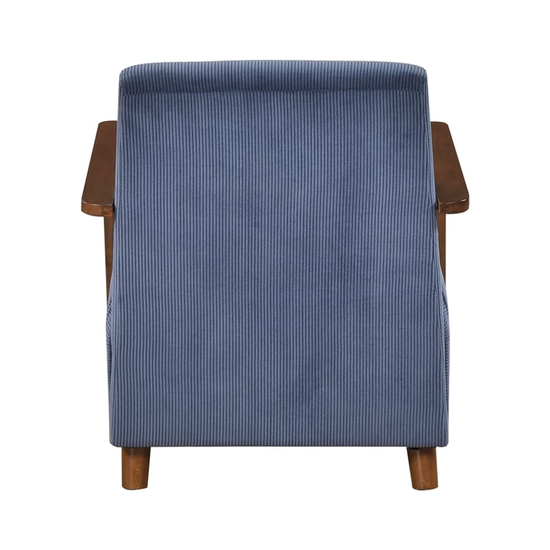 Lexicon Ezra Corduroy Accent Chair in Blue