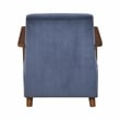 Lexicon Ezra Corduroy Accent Chair in Blue