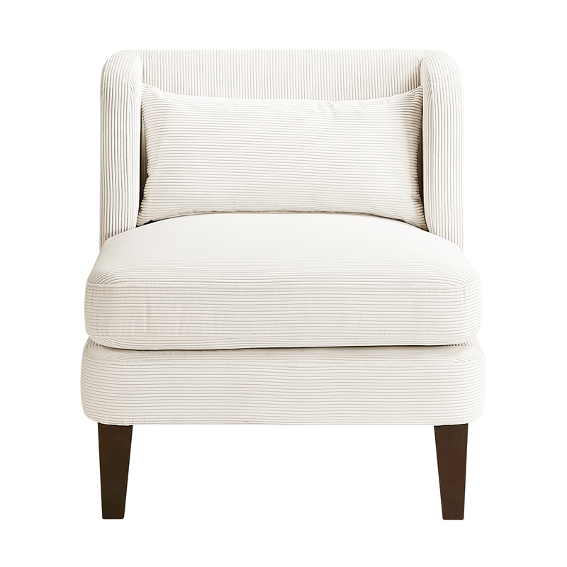 Lexicon Forrester Corduroy Accent Chair in Beige