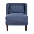 Lexicon Forrester Corduroy Accent Chair in Blue