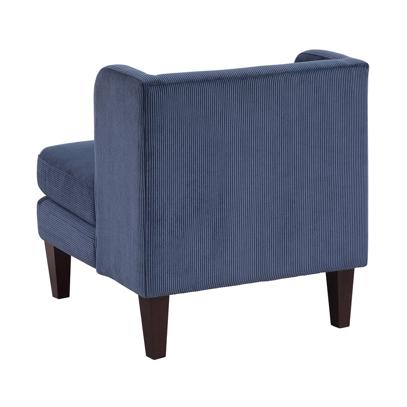 Lexicon Forrester Corduroy Accent Chair in Blue