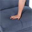 Lexicon Forrester Corduroy Accent Chair in Blue