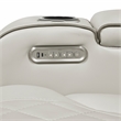 Lexicon Fairway Faux Leather Power Double Reclining Sofa in Taupe