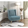Lexicon Savoy Chenille Accent Chair in Blue