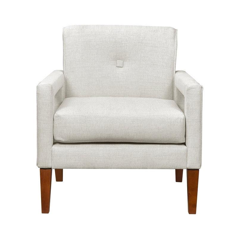 Lexicon Belfort Chenille Fabric Chair in Beige