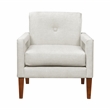 Lexicon Belfort Chenille Fabric Chair in Beige