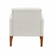 Lexicon Belfort Chenille Fabric Chair in Beige
