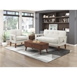 Lexicon Belfort Chenille Love Seat in Beige