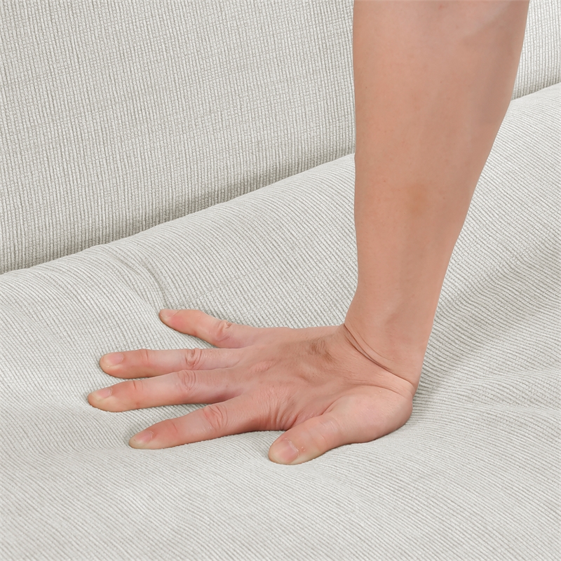 Lexicon Belfort Chenille Love Seat in Beige